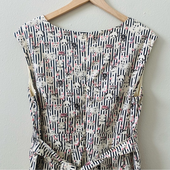 SM Wardrobe Animal Face Novelty Print Dress Size XL - Picture 7 of 9